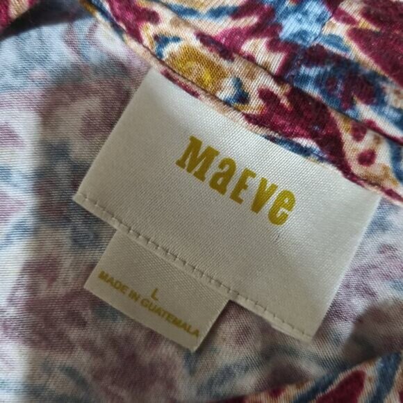 Maeve x Anthropologie Lilt Print Swing Dress - Size Large - Picture 6 of 10